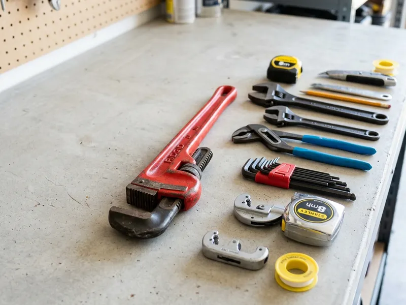 Professional plumbers in Whiteland, IN equipped with top-tier tools for residential and commercial plumbing services.